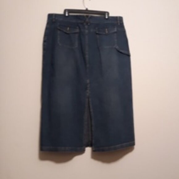 Cato Plus Size Jean Skirt Size 20W - Picture 2 of 3